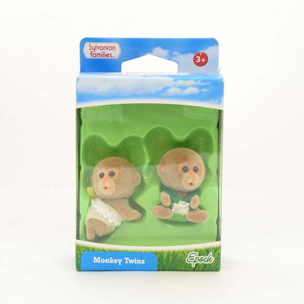 MONKEY TWINS 5118 Epoch Rare Retired Sylvanian Families