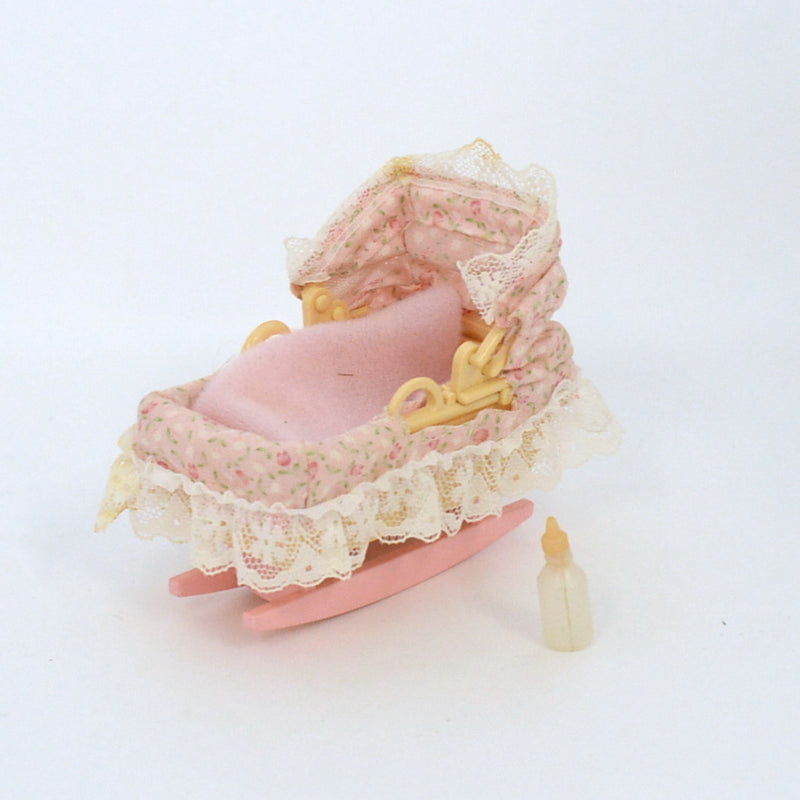 [Used] URBAN LIFE PINK CRADLE A-15 Japan Sylvanian Families