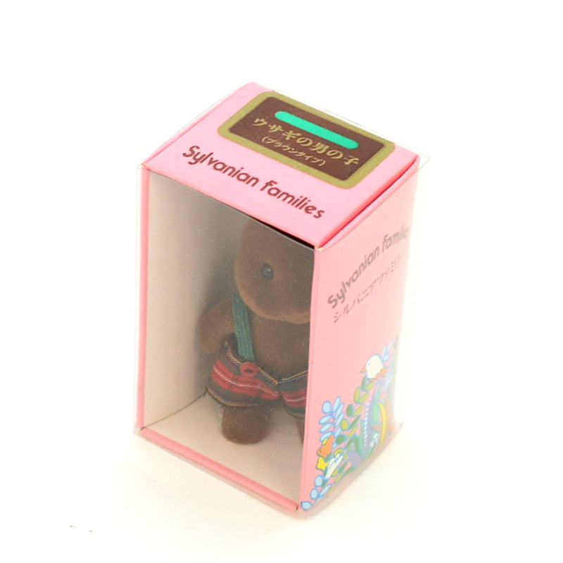 BROWN RABBIT BOY U-03-650 Epoch Japan Sylvanian Families