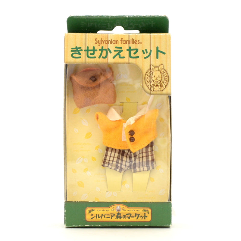 [Used] YELLOW SHIRT and SHORTS for BOY Official Store Limited Sylvanian Families