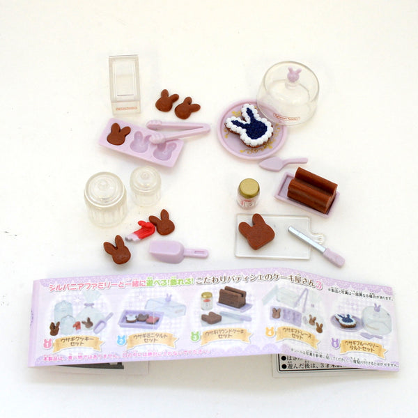 [Used] CAPSULES TOY PATISSERIE CAKE 5pc Set DESSERT Epoch Japan  Sylvanian Families