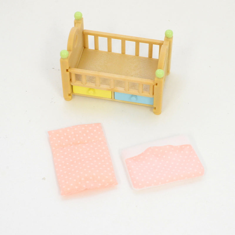 [Used] BABY BED SET Epoch KA-111 2000 Sylvanian Families