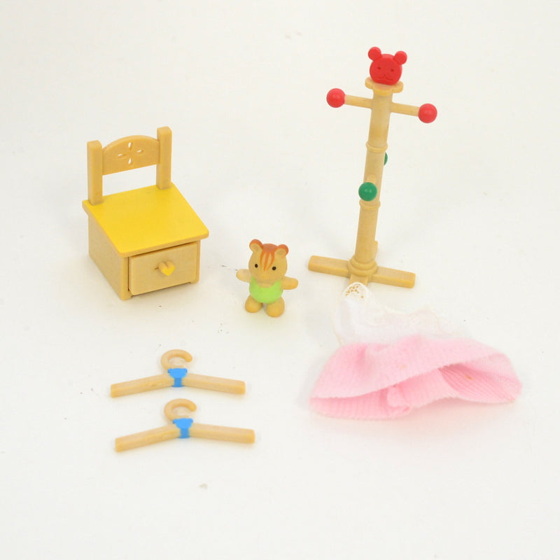 [Used] HANGER RACK SET KA-100 Epoch Japan Sylvanian Families