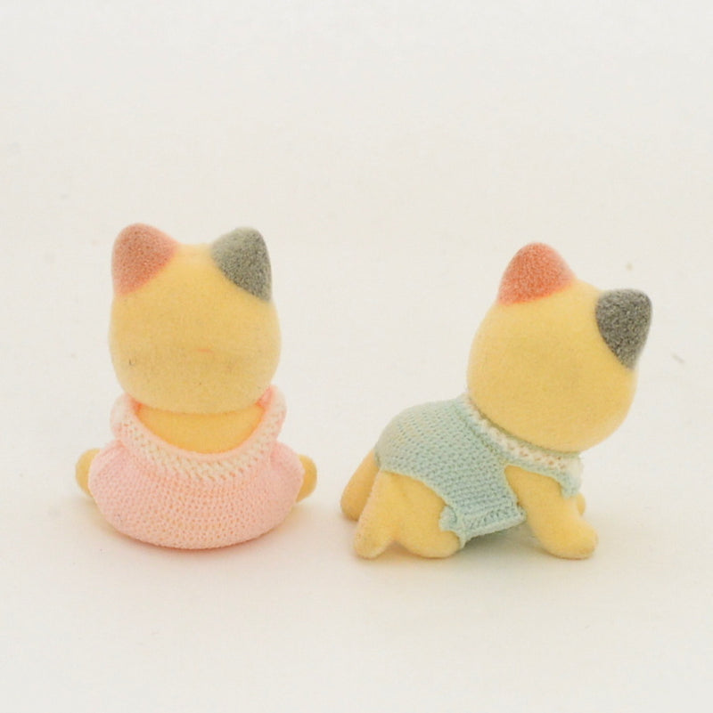 [Used] WHISKERS SPOTTED CAT TWINS Epoch Japan NI-36 Sylvanian Families