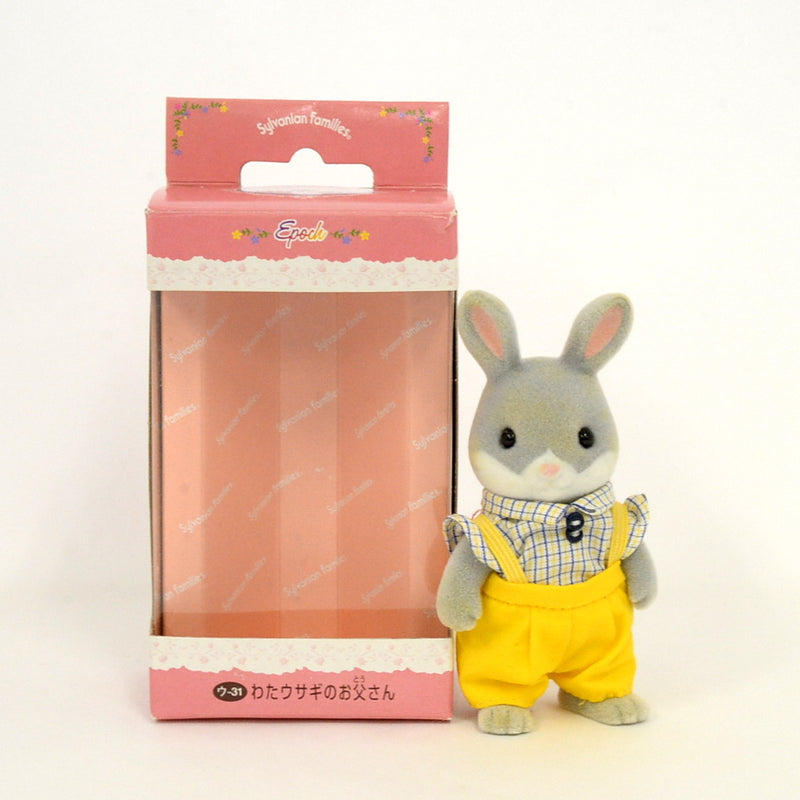 [Used] COTTONTAIL RABBIT FATHER U-31 Retired Japan Sylvanian Families