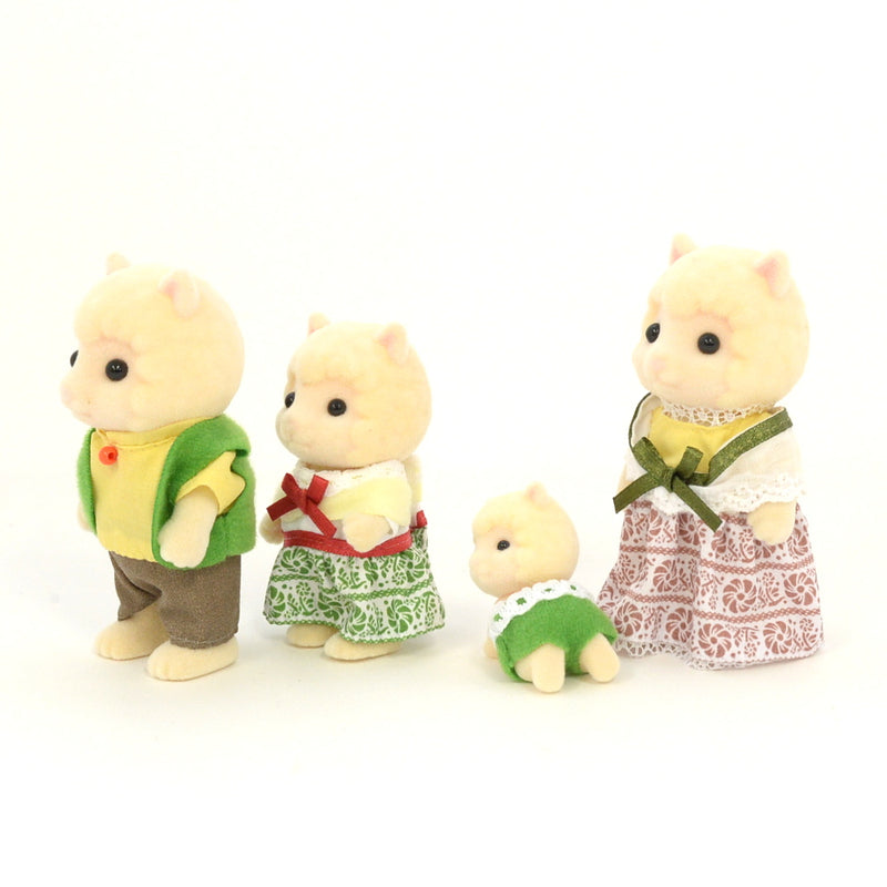 [Used] ALPACA FAMILY FS-31 Dolls Epoch Japan Sylvanian Families