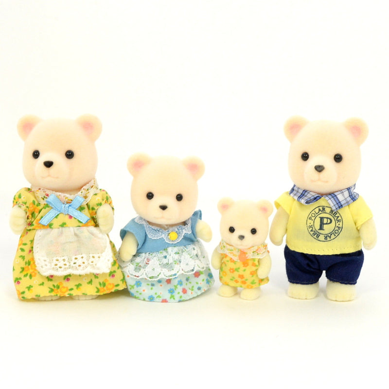[Used] WHITE BEAR FAMILY FS-19 Epoch Japan Sylvanian Families