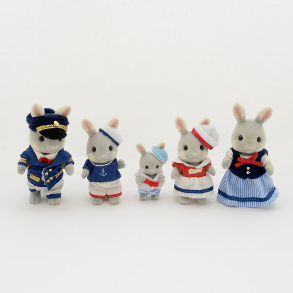 [Used] SEA BREEZE RABBIT FAMILY Yokohama Japan Sylvanian Families