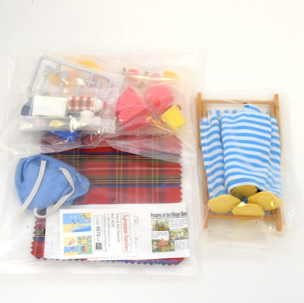 [Used] DAY AT THE SEASIDE SET 4870 Flair Sylvanian Families