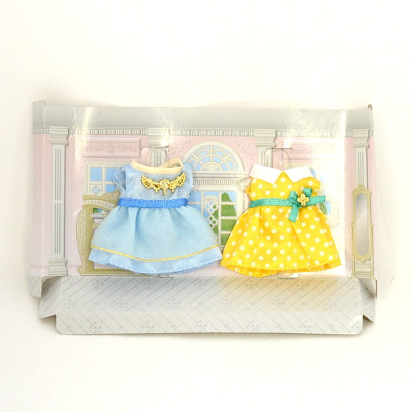 [Used] DRESS UP SET LIGHT BLUE & YELLOW TD-04 Town Series Sylvanian Families