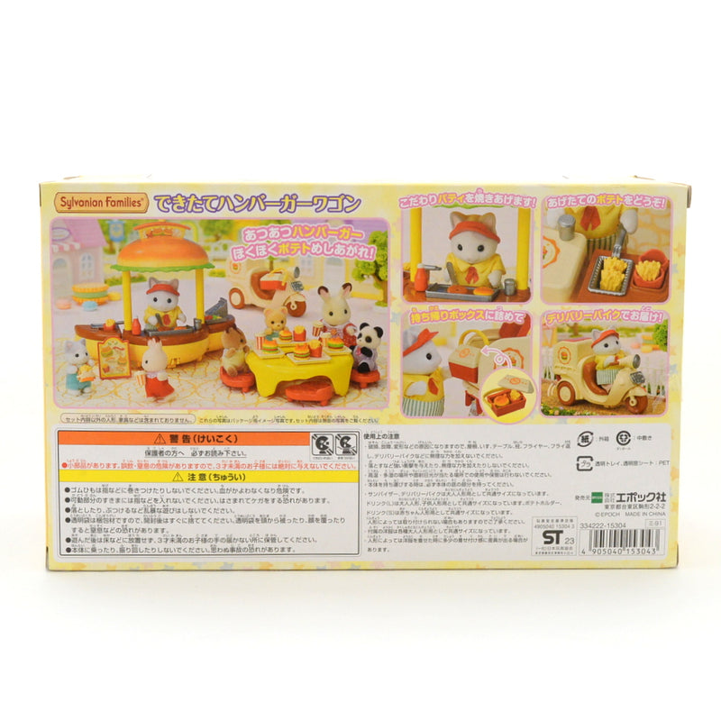 FRESHLY MADE HAMBURGER WAGON MI-91 Epoch Sylvanian Families