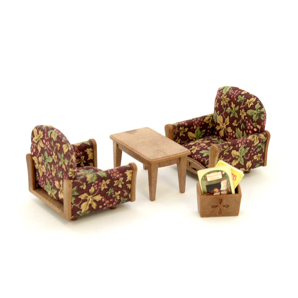 [Used] ARM CHAIR SET KA-509 Epoch Japan Sylvanian Families