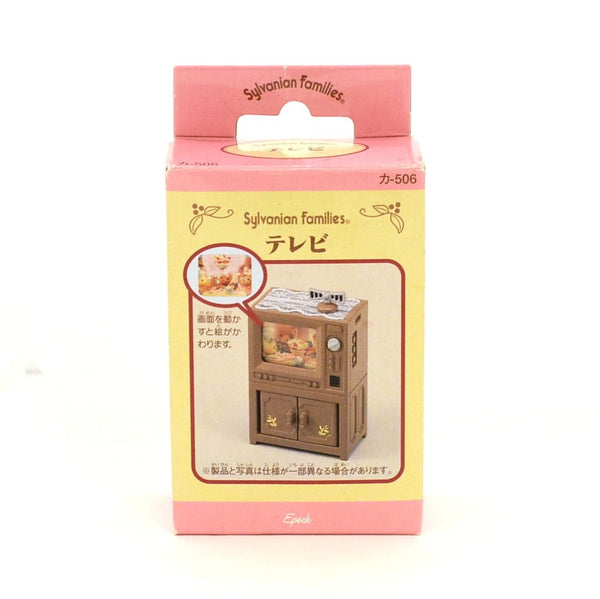 [Used] TELEVISION & TV STAND SET KA-506 Epoch 1999 Sylvanian Families
