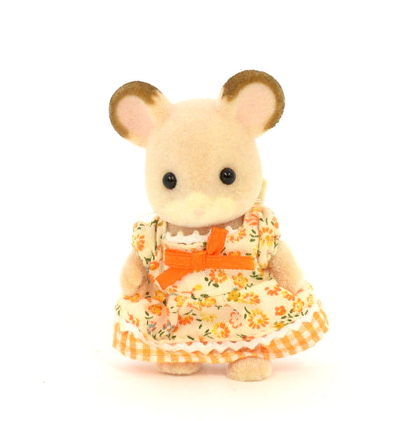 [Used] FIELDING MOUSE GIRL NE-34 Epoch Japan Sylvanian Families