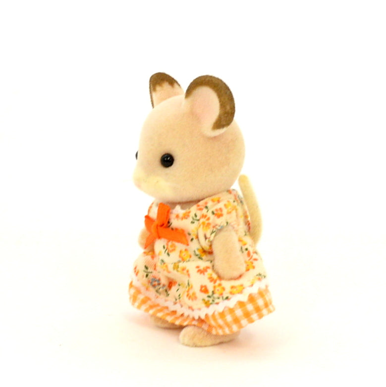 [Used] FIELDING MOUSE GIRL NE-34 Epoch Japan Sylvanian Families