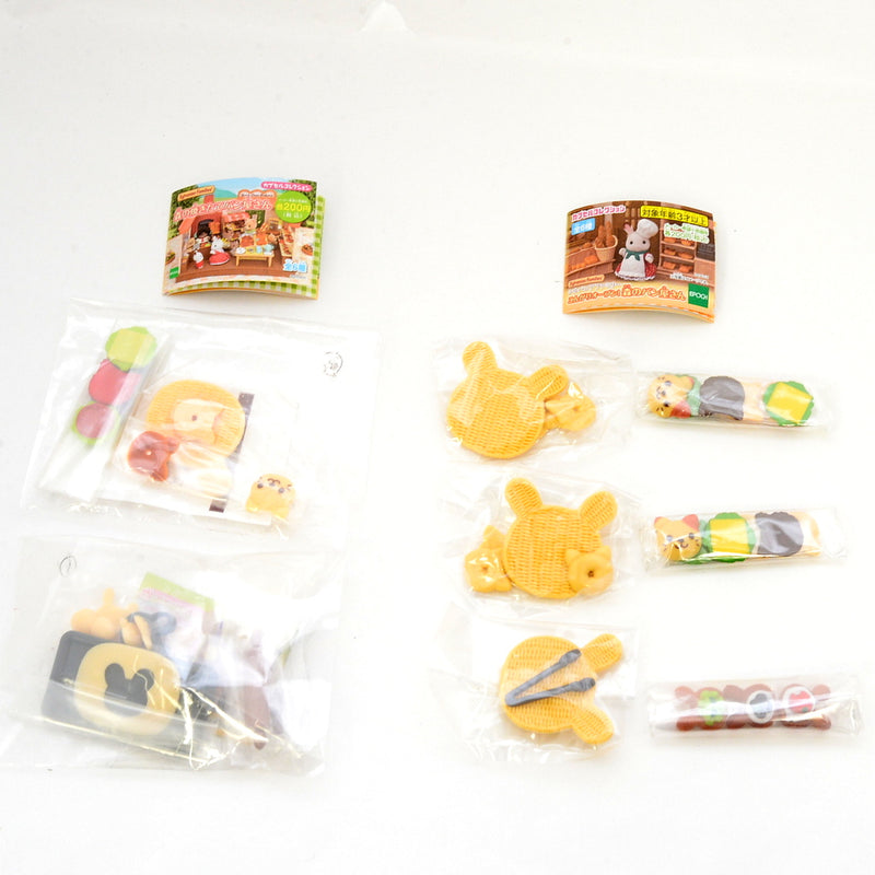 JUGUETE DE CÁPSULAS DE PANADERIA SET DE 5 PIEZAS Japón Sylvanian Families