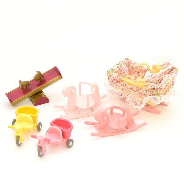 [Used] FURNITURE SET FOR BABY Epoch Japan Sylvanian Families