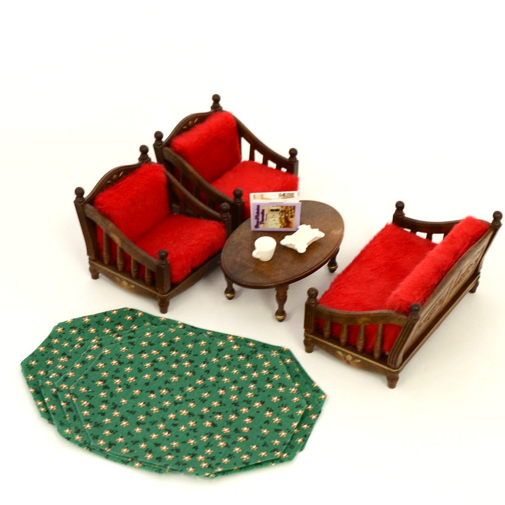 Classic Brown Sofa Set 2019 14187 Sylvanian Families Calico Critters