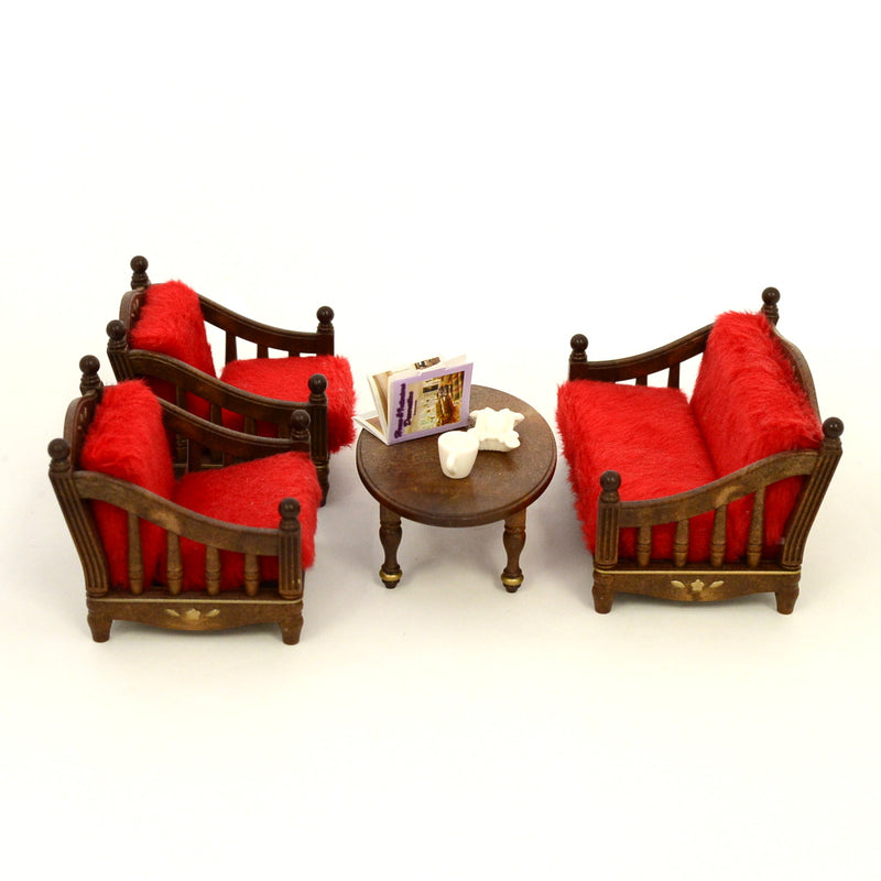 CLASSIC BROWN SOFA SET 14187 Japan Sylvanian Families