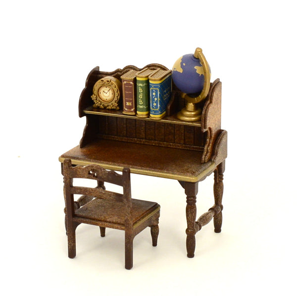 [Used] CLASSIC BROWN WRITING DESK 14188 Japan Sylvanian Families