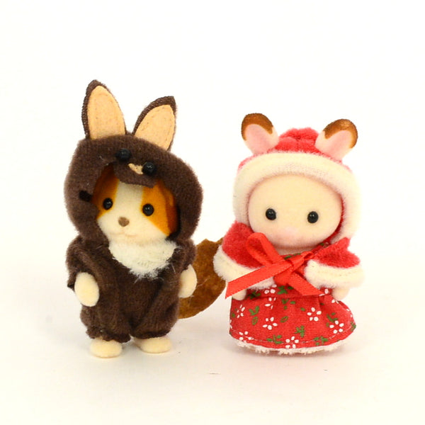 [Used] FAIRY TALE THEATER BABY PAIR Japan Retired Sylvanian Families