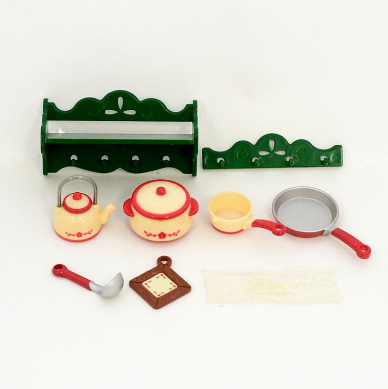 [Used] KITCHEN GRILL SET Epoch KA-74 Japan Retired  Sylvanian Families