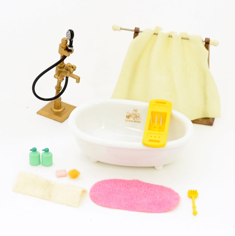 [Used] BATHROOM SET Epoch Japan Sylvanian Families