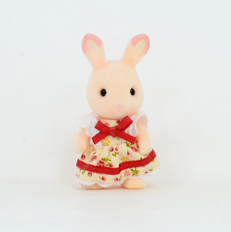 [Used] PINK STRAWBERRY RABBIT GIRL IN BOX Japan Sylvanian Families