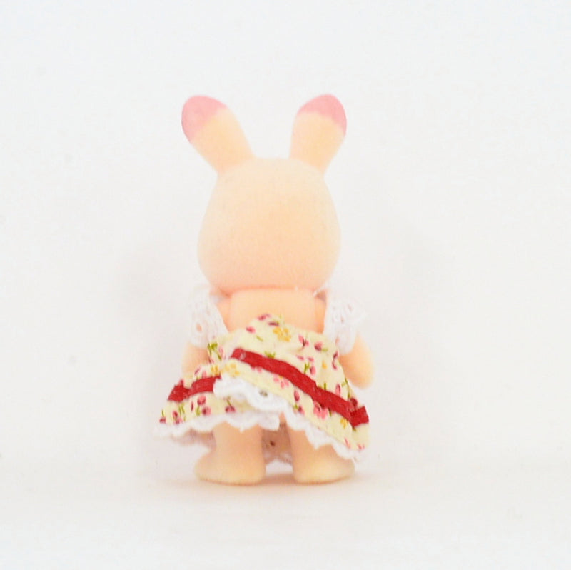 [Used] PINK STRAWBERRY RABBIT GIRL IN BOX Japan Sylvanian Families