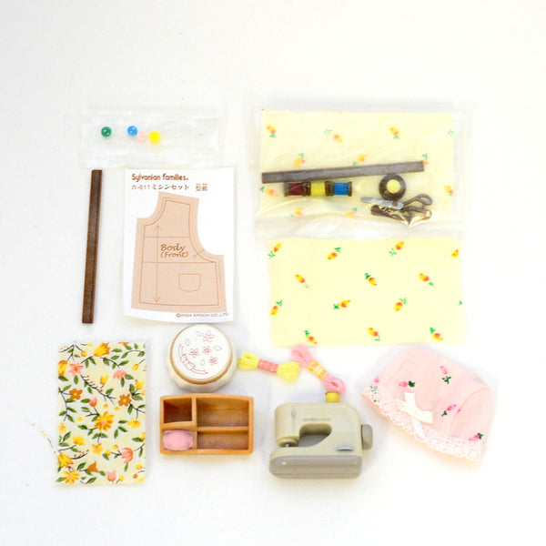 [Used] SEWING MACHINE SET Epoch Japan Sylvanian Families