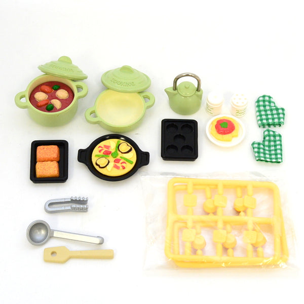 [Used] COOKING SET KA-410 Epoch Sylvanian Families