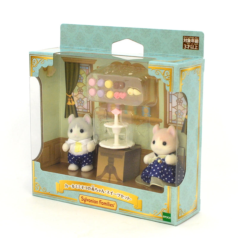 CURLY EAR CAT BABIES TASTY TREATS SET Epoch Sylvanian Families