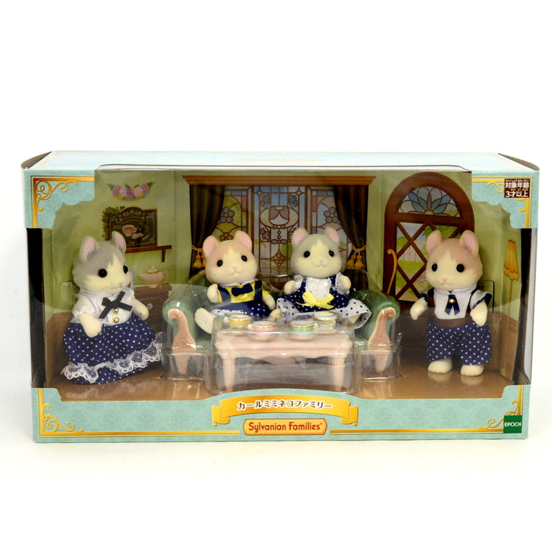 CURLY EAR CAT FAMILY Epoch Japan Sylvanian Families