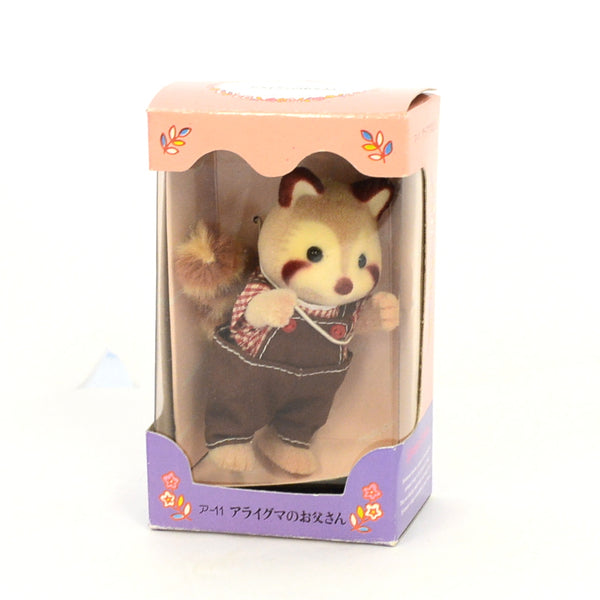 [Used] RACOON FATHER A-11 Epoch Japan Sylvanian Families
