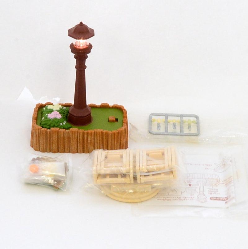 [Used] OUTDOOR LIGHT GARDEN TABLE SET Epoch Japan  Sylvanian Families