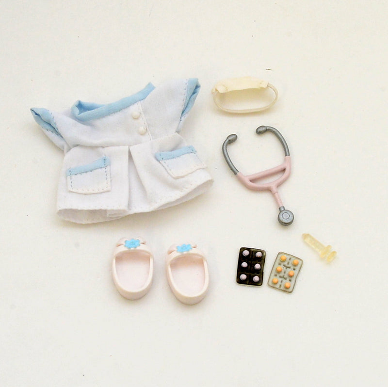 [Used] NURSE UNIFORM FOR MOTHER H-10 Japan Sylvanian Families