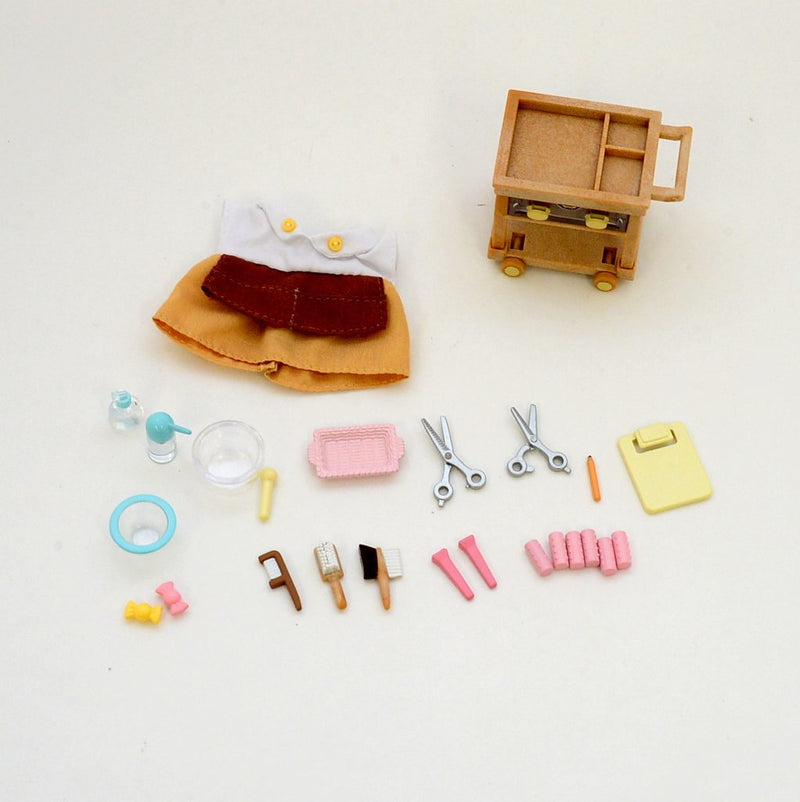 [Used] HAIRDRESSER SET FU-02 Japan Sylvanian Families