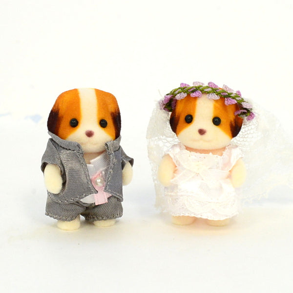 [Used] BABY PAIR WEDDING CHIFFON DOG Japan Official Store Limmited Sylvanian Families