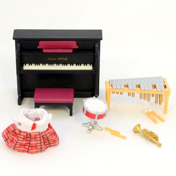 [Used] SCHOOL MUSIC FESTIVAL SET S-58 Epoch Sylvanian Families