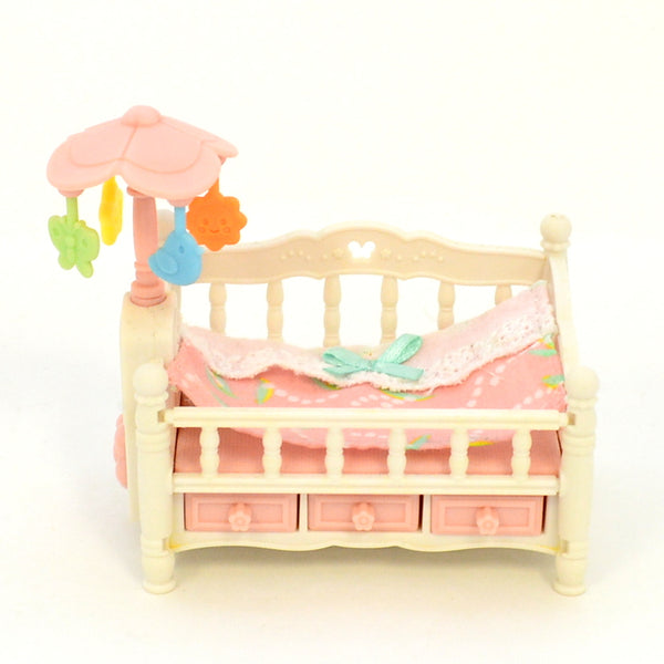 [Used] BABY BED with SPINNING MOBILE KA-218 2020 Sylvanian Families