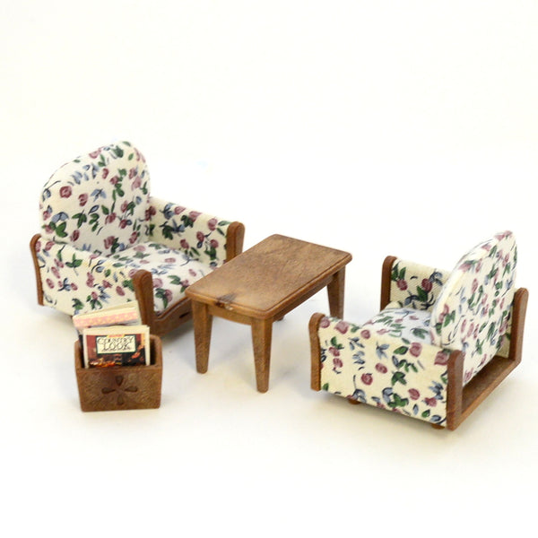 [Used] ARM CHAIR SET KA-509 Epoch Japan Sylvanian Families