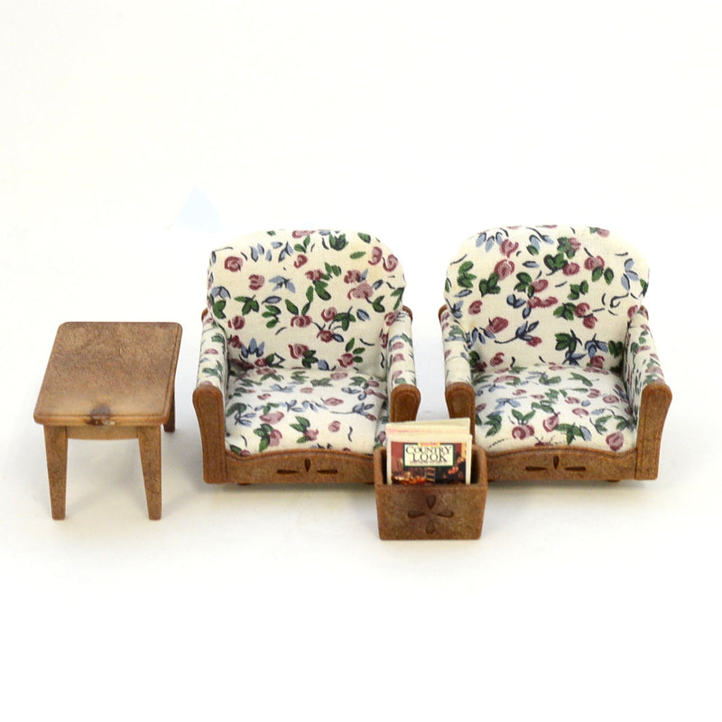 [Used] ARM CHAIR SET KA-509 Epoch Japan Sylvanian Families