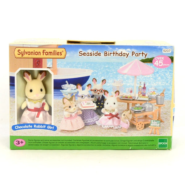 [Used] SEASIDE BIRTHDAY PARTY 5207 Chocolate Rabbit Calico critters Sylvanian Families