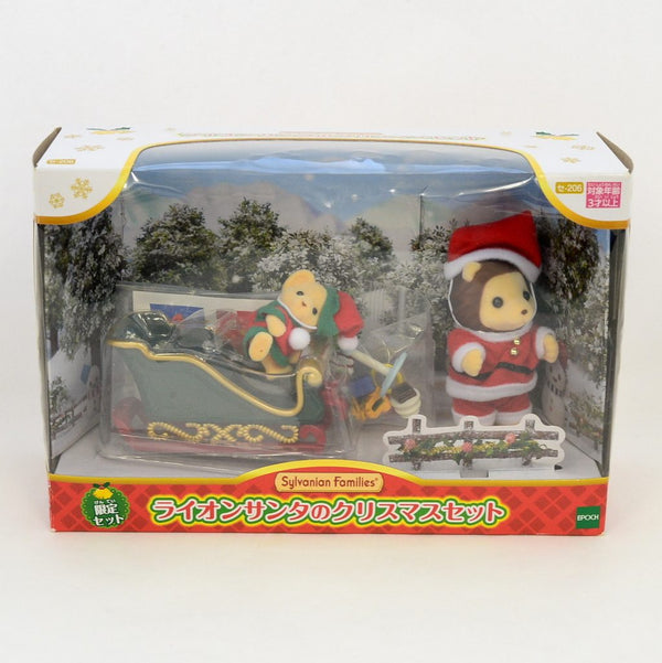 [Used] LION SANTA'S CHRISTMAS SET SE-206 Japan Sylvanian Families