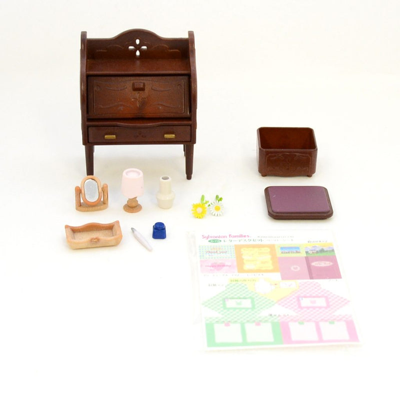 [Used] LETTER DESK SET KA-504 Epoch Japan Sylvanian Families