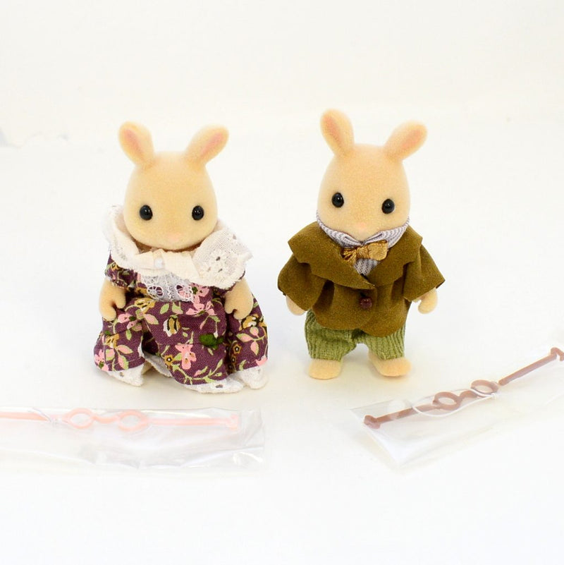 [Used] MILK RABBIT GRANDOARENTS Epoch Japan Sylvanian Families