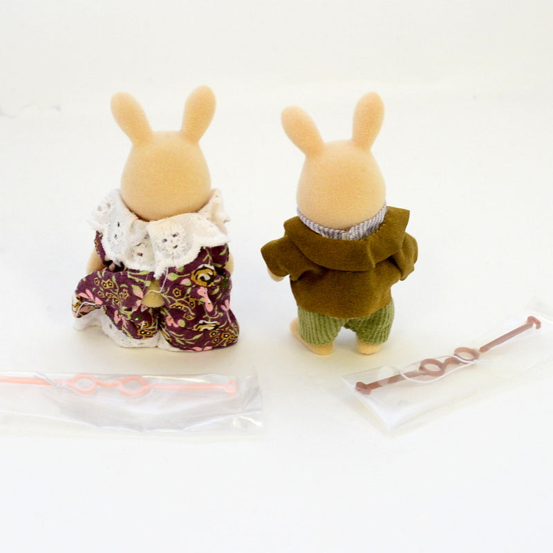 [Used] MILK RABBIT GRANDOARENTS Epoch Japan Sylvanian Families