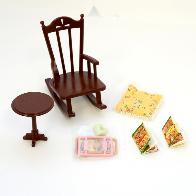 [Used] ROCKING CHAIR SET KA-507 Epoch Japan Sylvanian Families