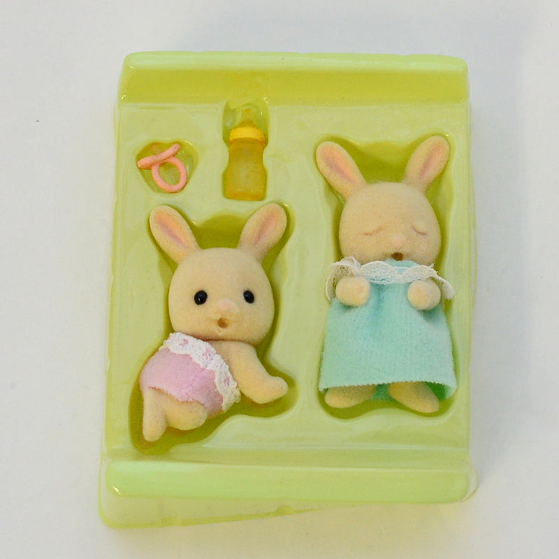 [Used] MILK RABBIT TWINS U-49 Epoch Sylvanian Families