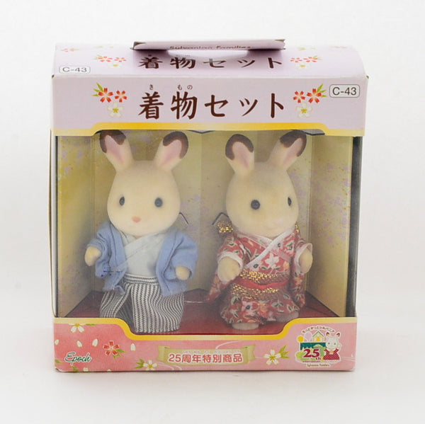 [Used] 25th Anniversary KIMONO SET C-43 Japan Sylvanian Families